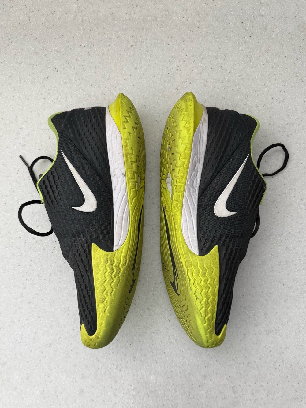 NikeCourt Mens Zoom Vapor Cage 4 Rafa Off Noir Volt DD1579-002 sz 11 Lime Black - Picture 6 of 10
